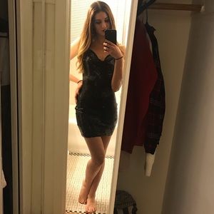 Black going out dress